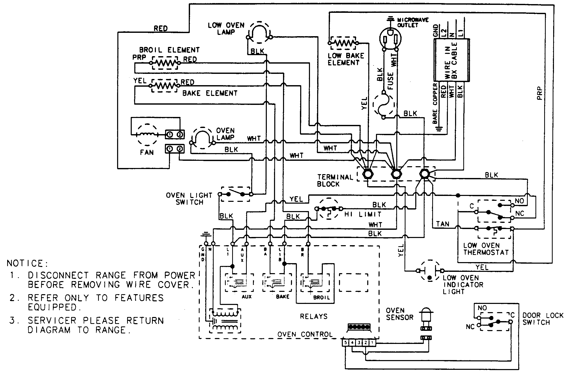 Oven Wiring Diagram from www.appliancetimers.com