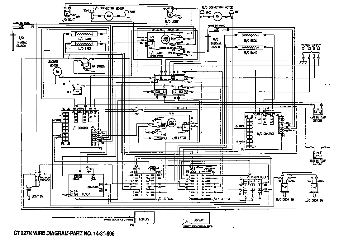 Whirlpool Oven Wiring Diagram from www.appliancetimers.com