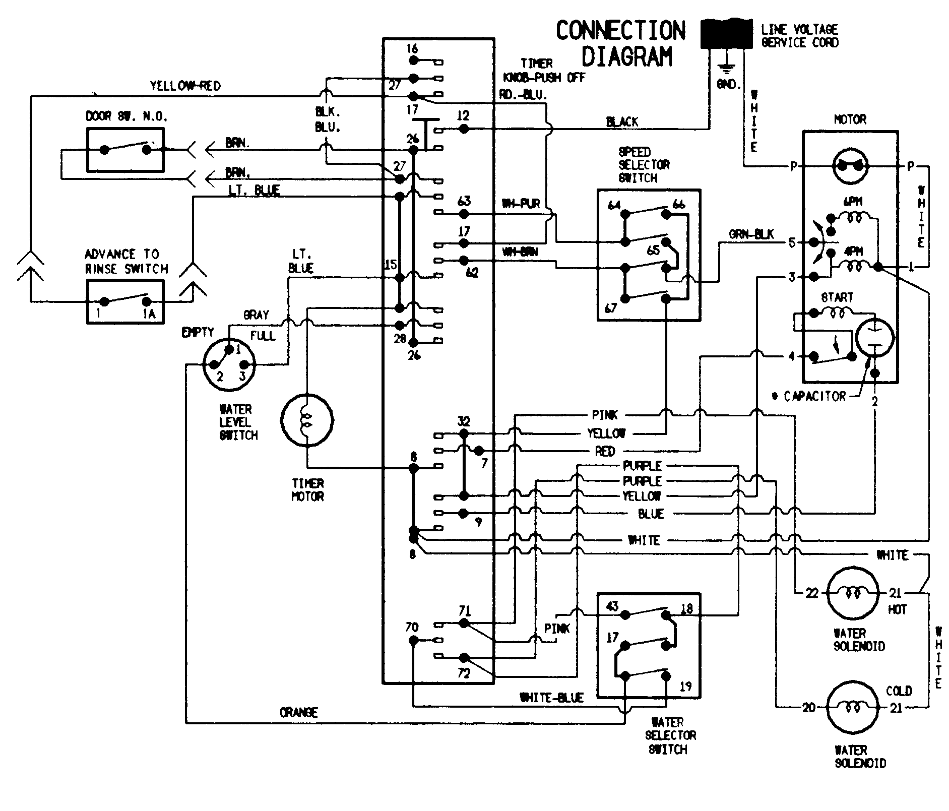 Ge Washer Wiring Diagram from www.appliancetimers.com