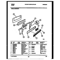3038602304 Range - Gas Backguard Parts diagram