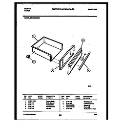 3038602304 Range - Gas Drawer Parts diagram