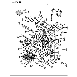 34JN5TKVW Range Body Parts diagram