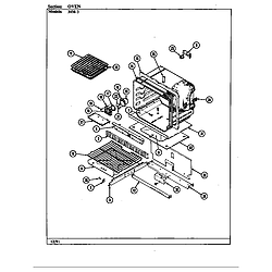 34MN3TKXWON Range Oven Parts diagram