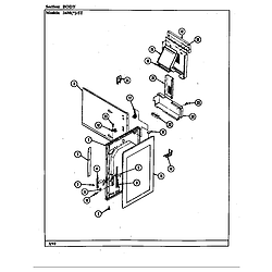 34MN5TKVW Range Body Parts diagram