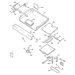 3627391592 Gas Range Burner section Parts diagram