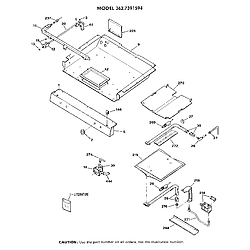 3627391594 Gas Range Burner section Parts diagram