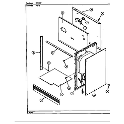 54FN5TKVW Range Body (54f-5tkxw) (54f-5tkxw) Parts diagram