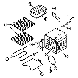 62946975 Range Oven Parts diagram
