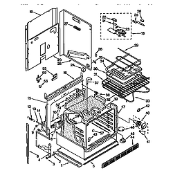 6654493392 Microwave Lower oven Parts diagram