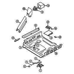 6898XRB Range Internal controls Parts diagram