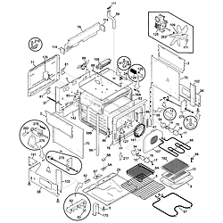 79046802992 Elite Electric Slide-In Range Body Parts diagram