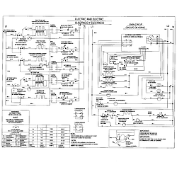 79046802992 Elite Electric Slide-In Range Wiring Parts diagram