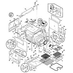 79046803991 Elite Electric Slide-In Range Body Parts diagram