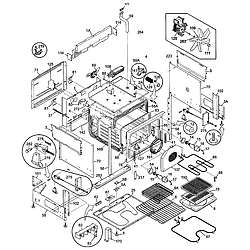 79046803993 Elite Electric Slide-In Range Body Parts diagram