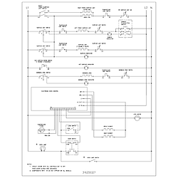 790926813 Electric Range Wiring schematic Parts diagram