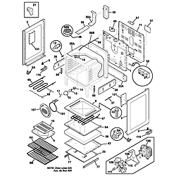 79096612400 Electric Range Body Parts diagram