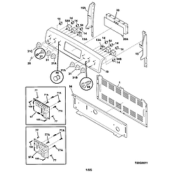 79096612401 Electric Range Backguard Parts diagram