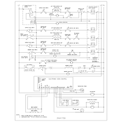 79096612401 Electric Range Wiring schematic Parts diagram