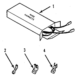 9113218811 Gas Built-In Oven Wire harnesses and options Parts diagram