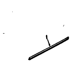 9113658811 Gas Range Optional vertical trim extension Parts diagram