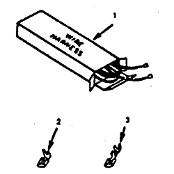 9113658811 Gas Range Wire harnesses and options Parts diagram