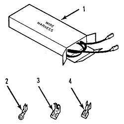 9114018813 Electric Buil-In Oven Wire harnesses and components Parts diagram