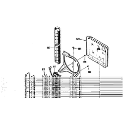 9114552190 Electric Drop-In Range Blower Parts diagram