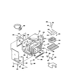 9114552190 Electric Drop-In Range Body Parts diagram