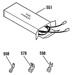 9117390991 Gas Range Wire harnesses & components Parts diagram