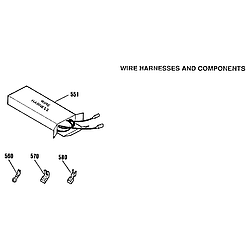 911931319 Electric Range Wire harnesses and components Parts diagram