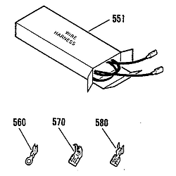 9119359181 Electric Range Wire harnesses and components Parts diagram