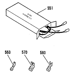 911936918 Electric Range Wire harnesses and components Parts diagram