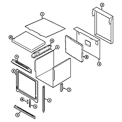 9855VVV Range Body Parts diagram