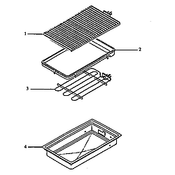 ARDS800E Electric Range Module (cc11ls/all) Parts diagram