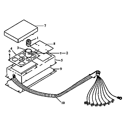 ARDS800E Electric Range Voltage assembly (cards800e/p1131922ne) (cards800ww/p1131922nww) Parts diagram