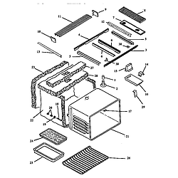 ARDS800WW Electric Range Main body (ards800e/p1131920ne) (ards800ww/p1131920nww) (cards800e/p1131922ne) (cards800ww/p1131922nww) Parts diagram