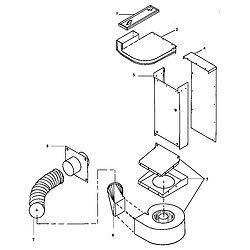 ARDS800WW Electric Range Vent (ards800e/p1131920ne) (ards800ww/p1131920nww) (cards800e/p1131922ne) (cards800ww/p1131922nww) Parts diagram