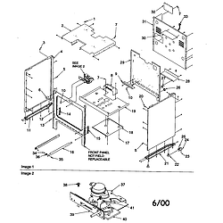 ARG7600WW Amana ARG7600WW Timer/Clock/ERC Cabinet Parts diagram