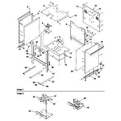 ARGS7650LL Gas Range Cabinet Parts diagram
