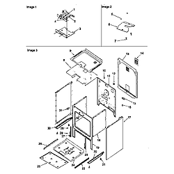 ARR6400WW Electric Range Cabinet Parts diagram