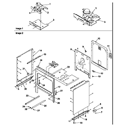ARTC7511E Electric Range Cabinet Parts diagram