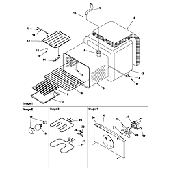 ARTC7511E Electric Range Cavity Parts diagram