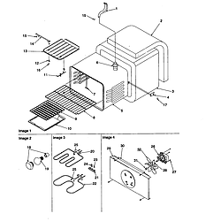 ARTC7511WW Electric Range Cavity Parts diagram