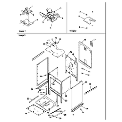 ARTS6650 Slide-In Electric Range Cabinet Parts diagram