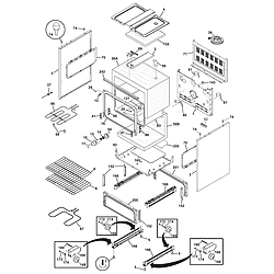 CFEF358EB2 Electric Range Body Parts diagram