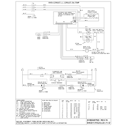 CFEF372CS2 Electric Range Diagram Parts diagram