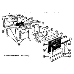 CMT21 Combination Oven Generic shutter type door Parts diagram