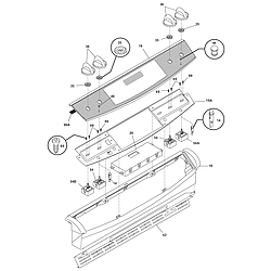 CPES389AC1 Range Backguard Parts diagram