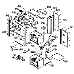 CPS230 Oven Cabinet Parts diagram