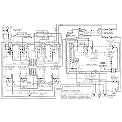 CRE9600 Range Wiring information Parts diagram